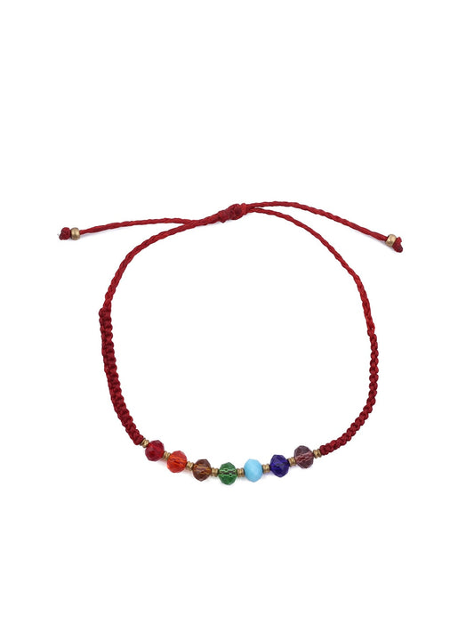 EL REGALO Women Red & Multicoloured Handcrafted Charm Bracelet - for Women and Girls
Style ID: 17147884