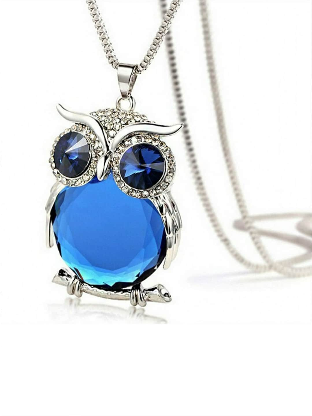 EL REGALO Blue & Silver-Toned Hand Painted Necklace - for Women and Girls
Style ID: 17035918