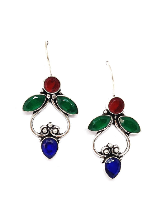 EL REGALO Green Contemporary Drop Earrings - for Women and Girls
Style ID: 16770278