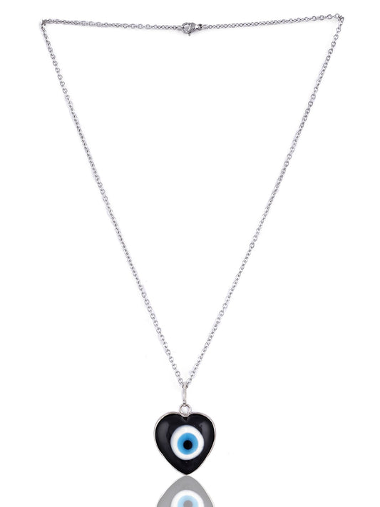 EL REGALO Black & Silver-Toned Brass Necklace - for Women and Girls
Style ID: 17206350