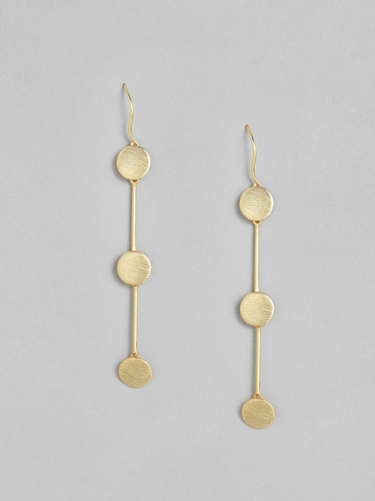 EL REGALO Gold-Toned Geometric Drop Earrings - for Women and Girls
Style ID: 16287428
