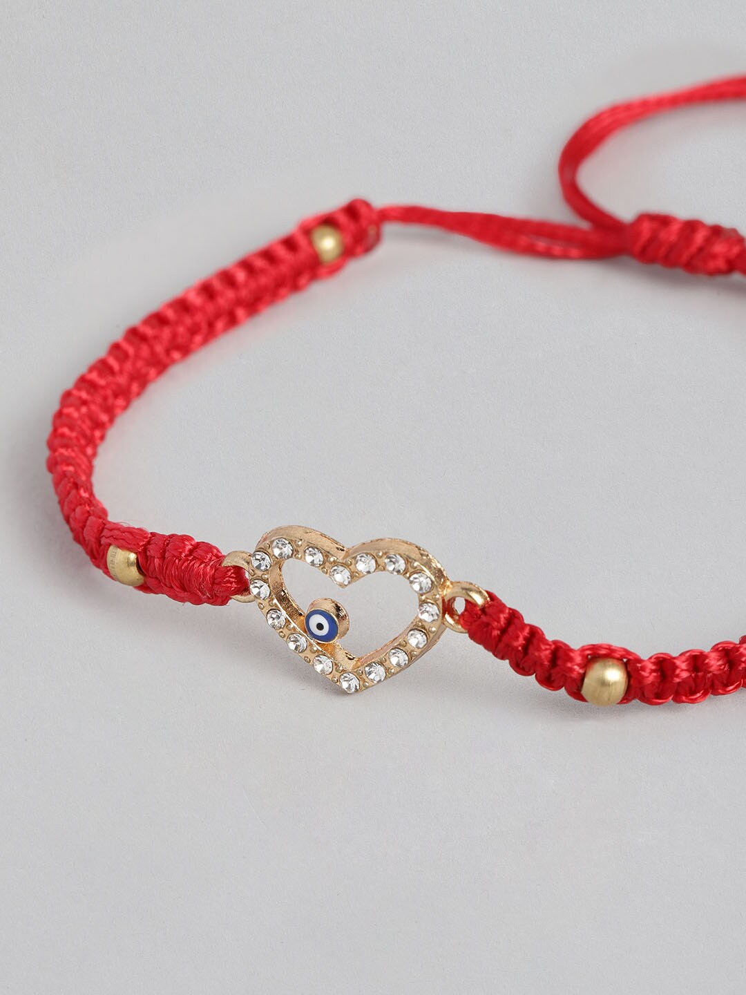 EL REGALO Unisex Gold-Toned & Red Charm Bracelet - for Adults-Unisex
Style ID: 16310040