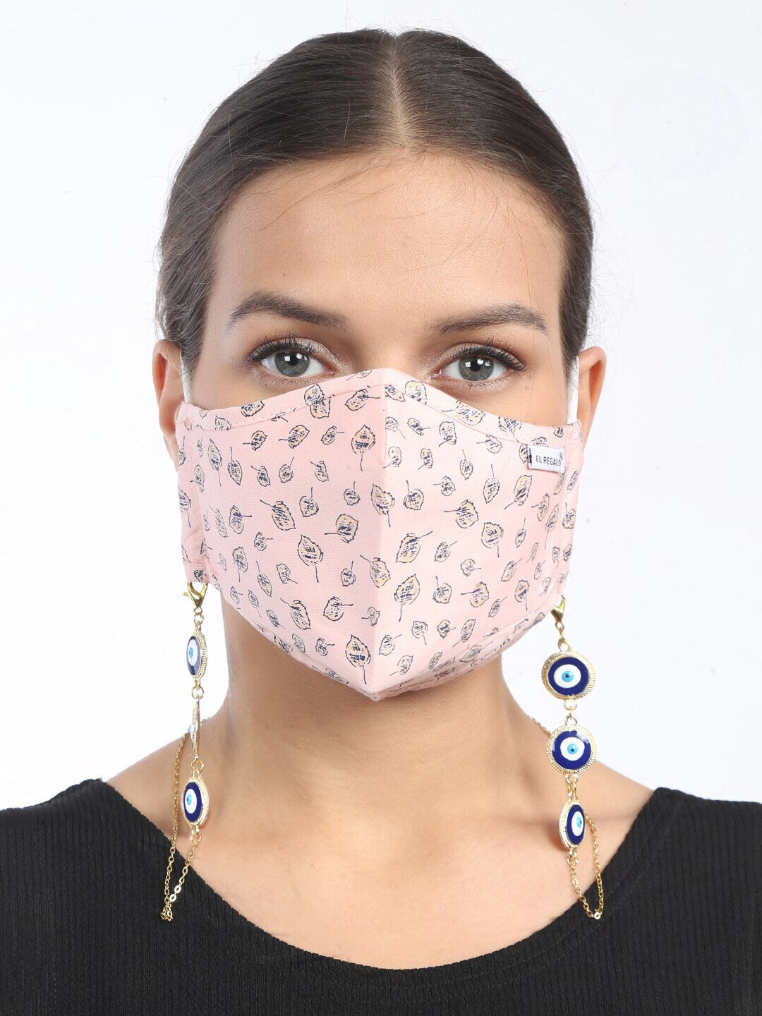 EL REGALO Women Blue & Yellow Beaded Mask Chain - for Women and Girls
Style ID: 17223074