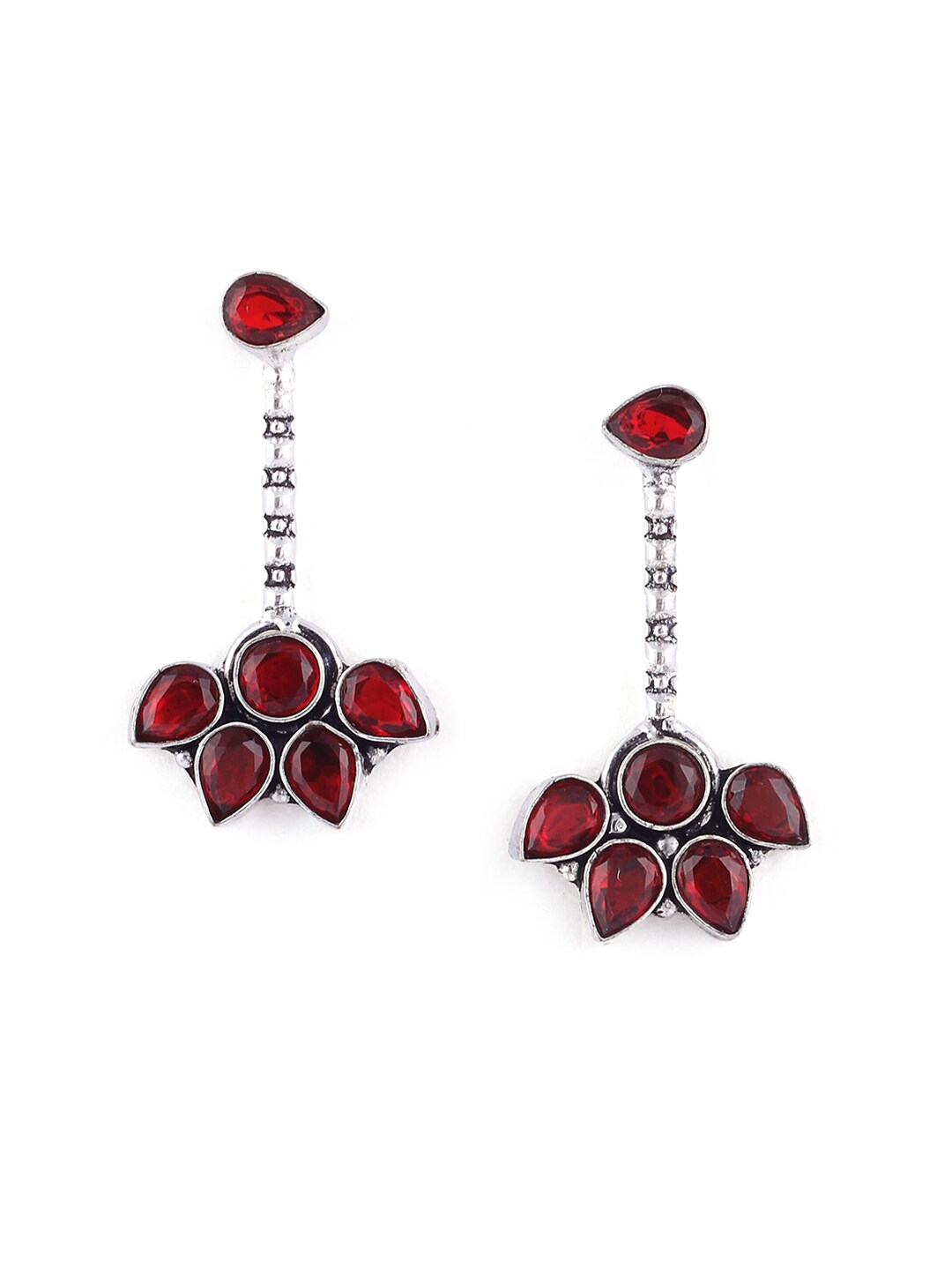 EL REGALO Red Contemporary Drop Earrings - for Women and Girls
Style ID: 17227302