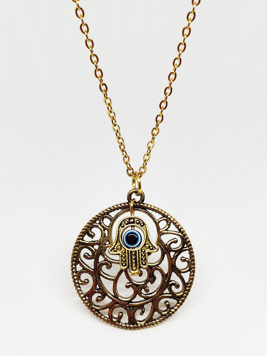 EL REGALO Gold-Toned & Blue Necklace - for Women and Girls
Style ID: 16844156