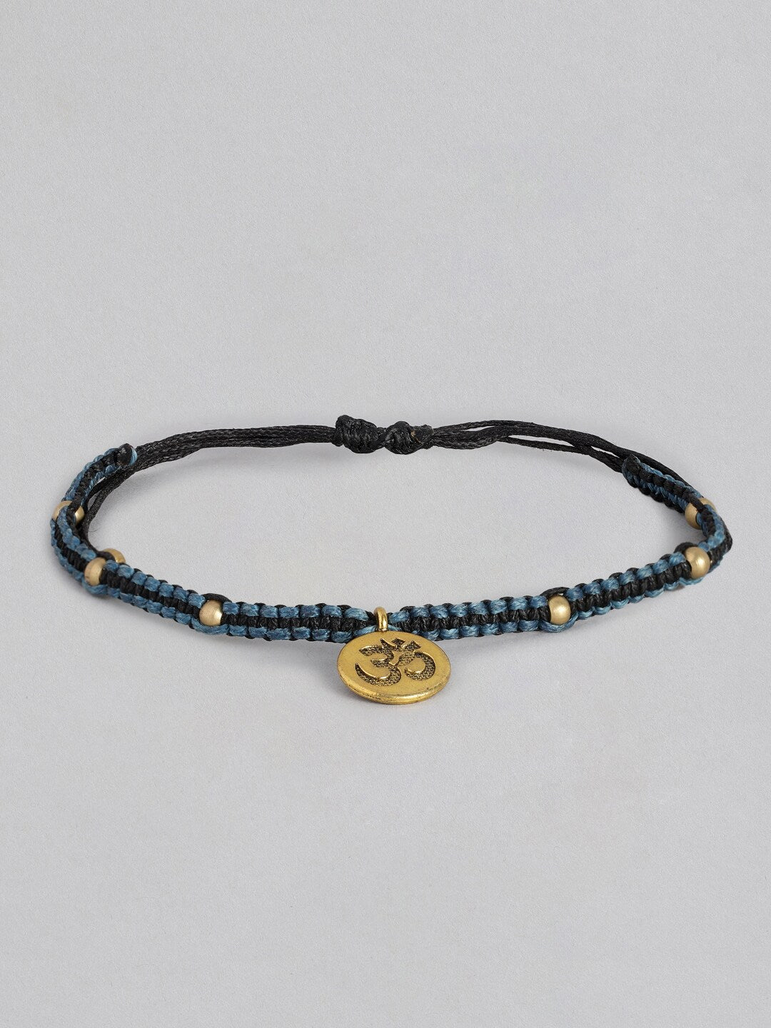 EL REGALO Men Blue & Gold-Toned Charm Bracelet - for Men
Style ID: 16310044