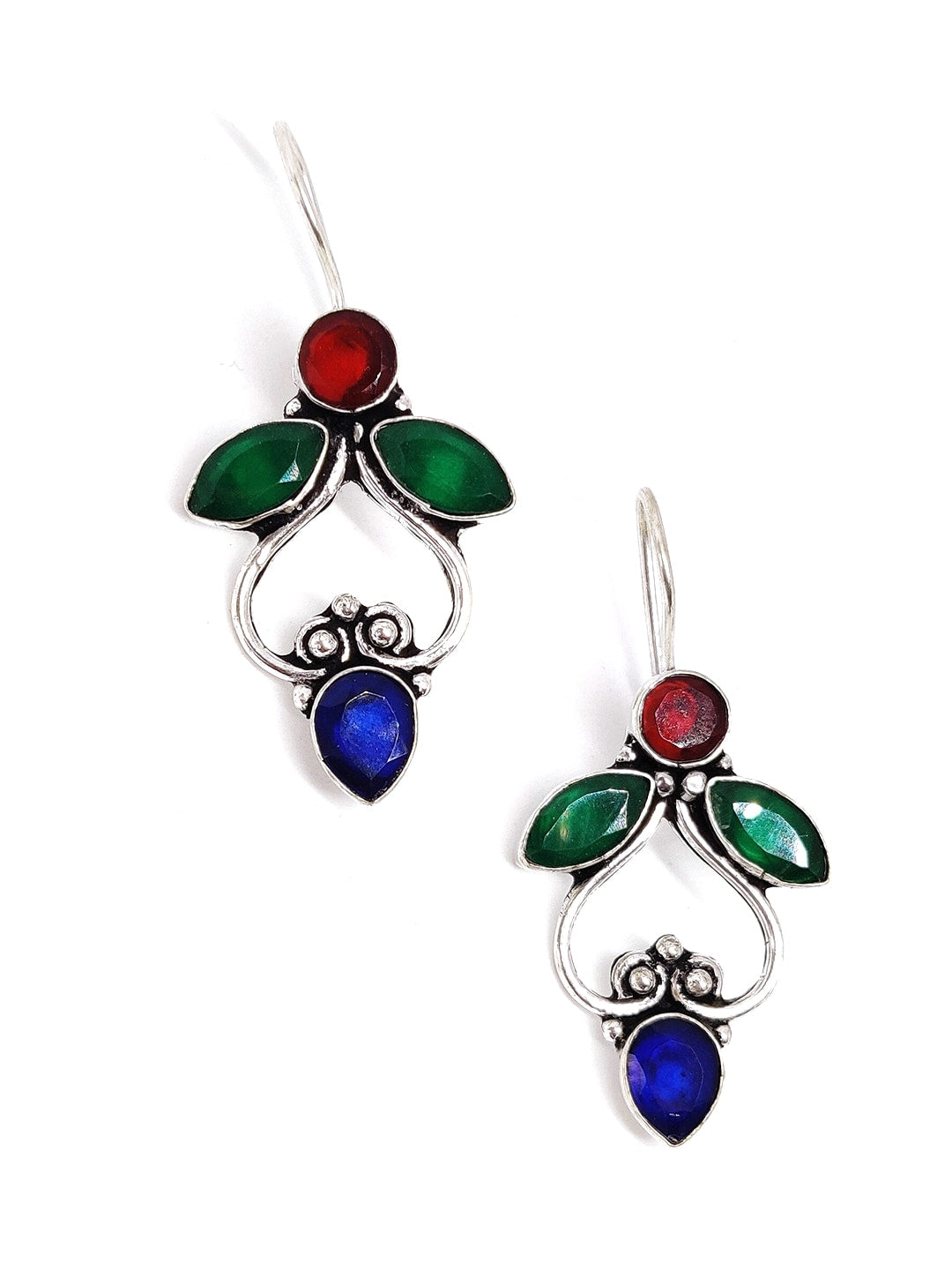 EL REGALO Green Contemporary Drop Earrings - for Women and Girls
Style ID: 16770278