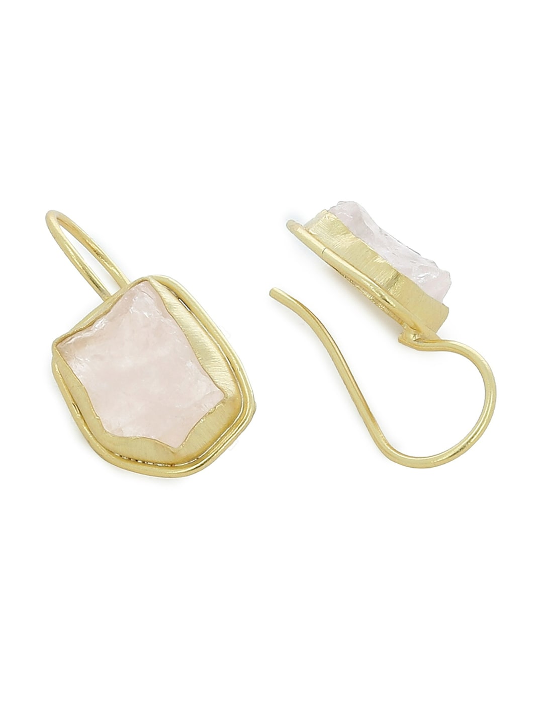 EL REGALO Gold-Plated White Quartz Drop Earrings - for Women and Girls
Style ID: 17119254