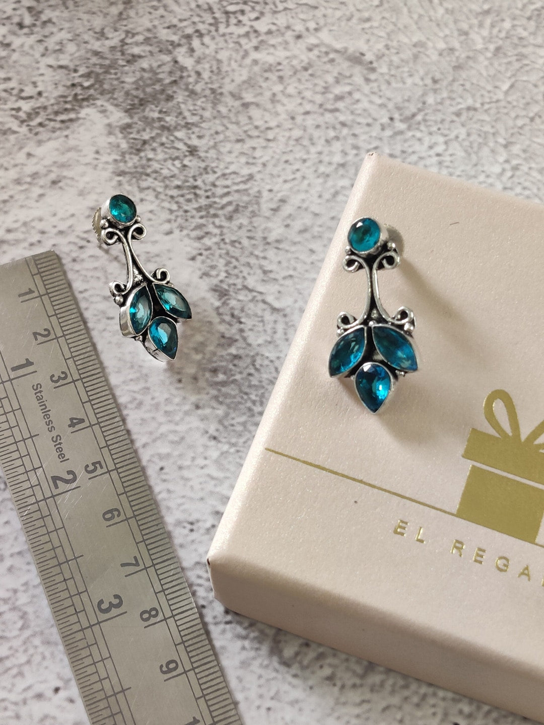EL REGALO Blue Floral Studs Earrings - for Women and Girls
Style ID: 16851566