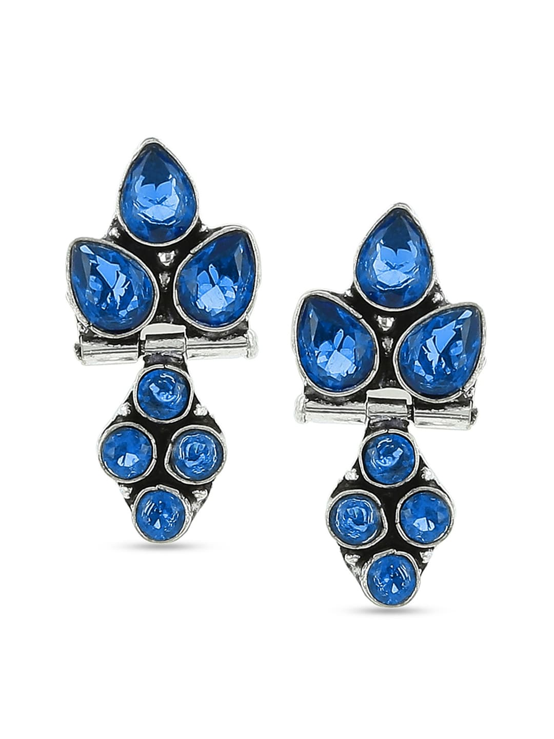 EL REGALO Blue Leaf Shaped Drop Earrings - for Women and Girls
Style ID: 17119262