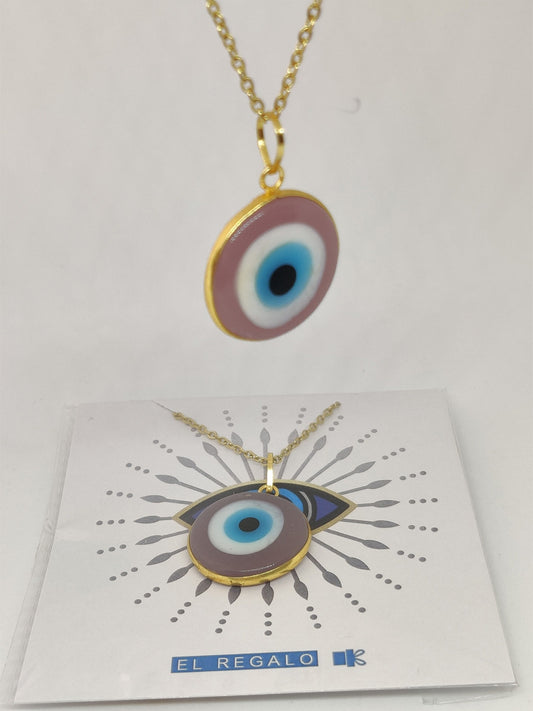 EL REGALO Women Gold Plated Blue & White Evil Eye Detail Necklace - for Women and Girls
Style ID: 16934888