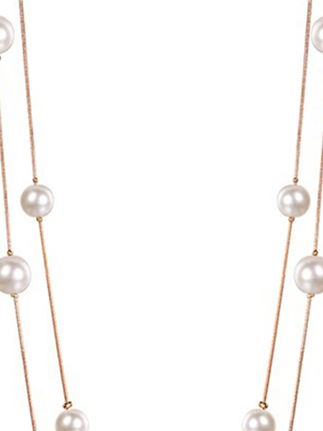 EL REGALO Gold-Toned & White Pearl Layered Necklace - for Women and Girls
Style ID: 17035926