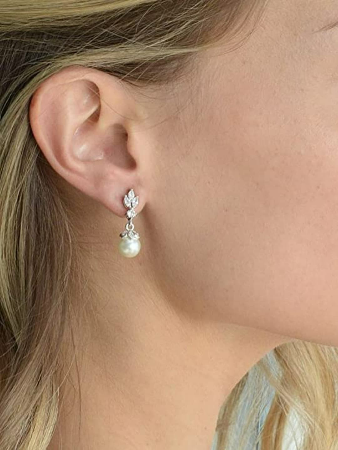 EL REGALO Silver-Toned Circular Drop Earrings - for Women and Girls
Style ID: 16991452