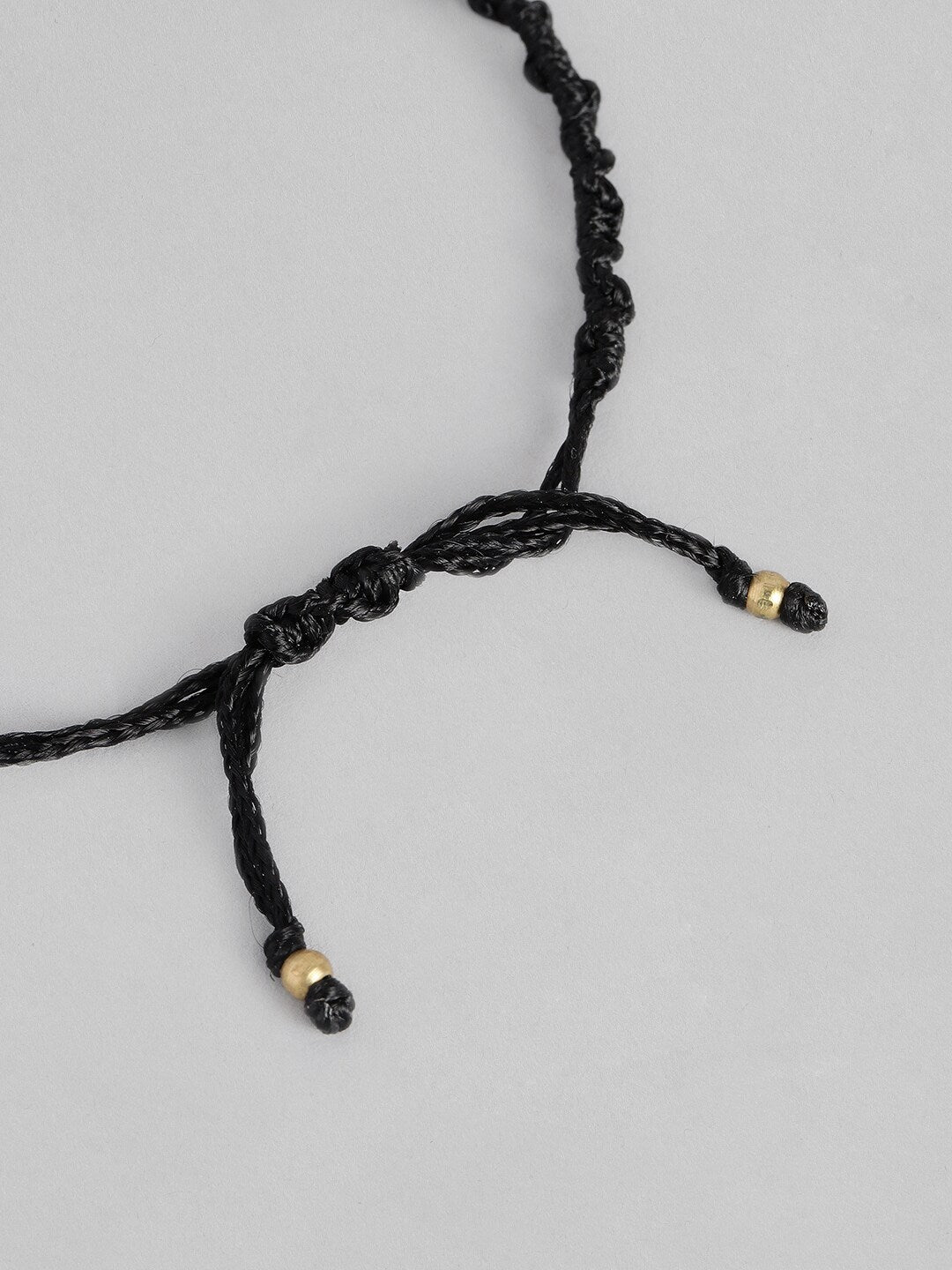 EL REGALO Men Black & Gold-Toned Rudraksha Charm Bracelet - for Men
Style ID: 16310074