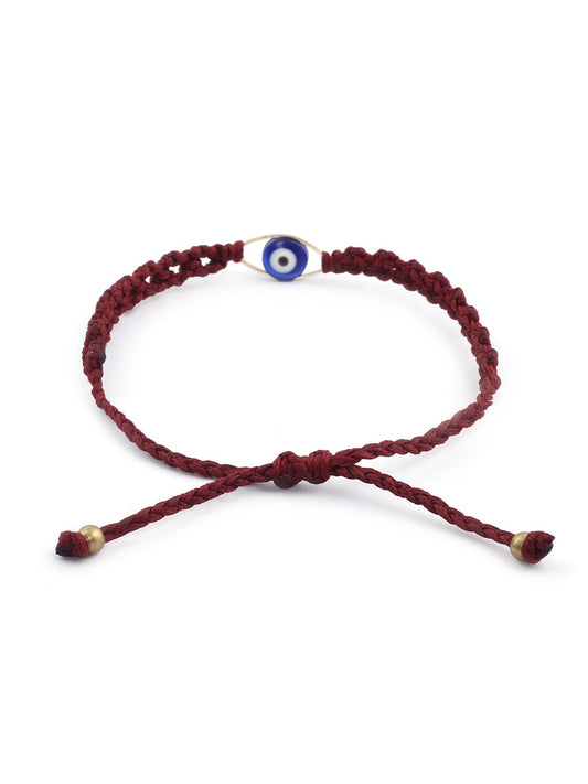 EL REGALO Men Red & Blue Handcrafted Charm Bracelet - for Men
Style ID: 17157508