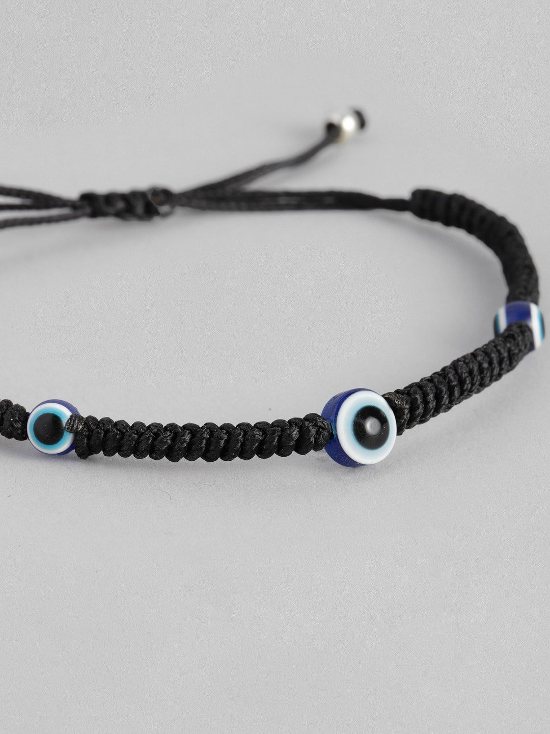 EL REGALO Unisex Black Handcrafted Evil Eye Beaded Charm Bracelet - for Adults-Unisex
Style ID: 16186554