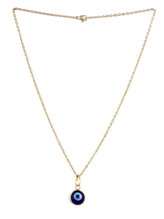 EL REGALO Women Blue Gold-Plated Evil Eye Pendent Necklace - for Women and Girls
Style ID: 17206382