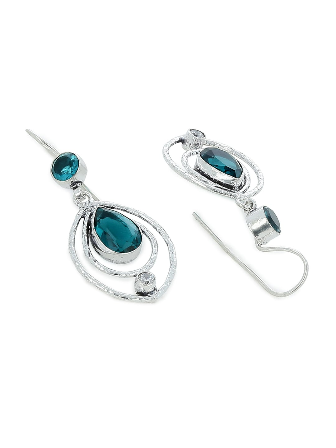 EL REGALO Teal Contemporary Drop Earrings - for Women and Girls
Style ID: 17119264