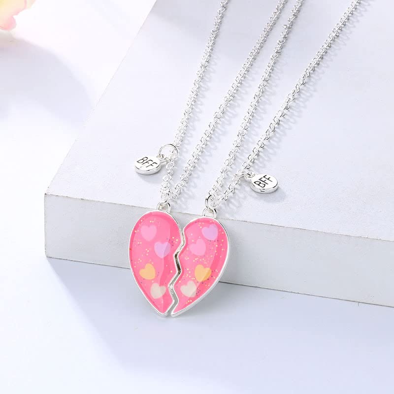 Best Friend Necklace - Friendship Necklace For 2 Girls, Magnetic Heart Bff  Necklaces | Matching Best Friend Girls | Fruugo CH