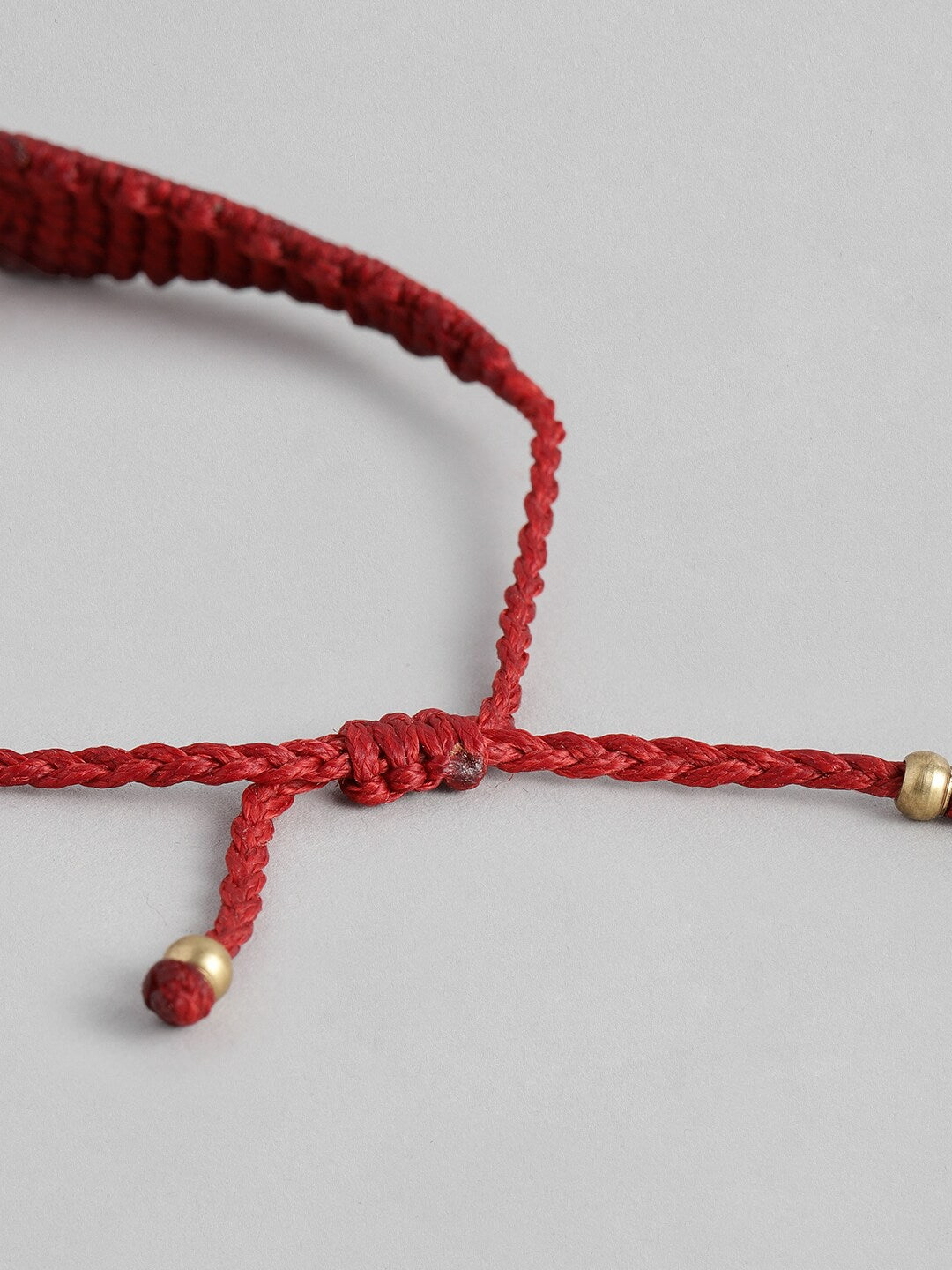 EL REGALO Unisex Maroon & Gold-Toned Macrame Snitch Handcrafted Wraparound Bracelet - for Adults-Unisex
Style ID: 16186532