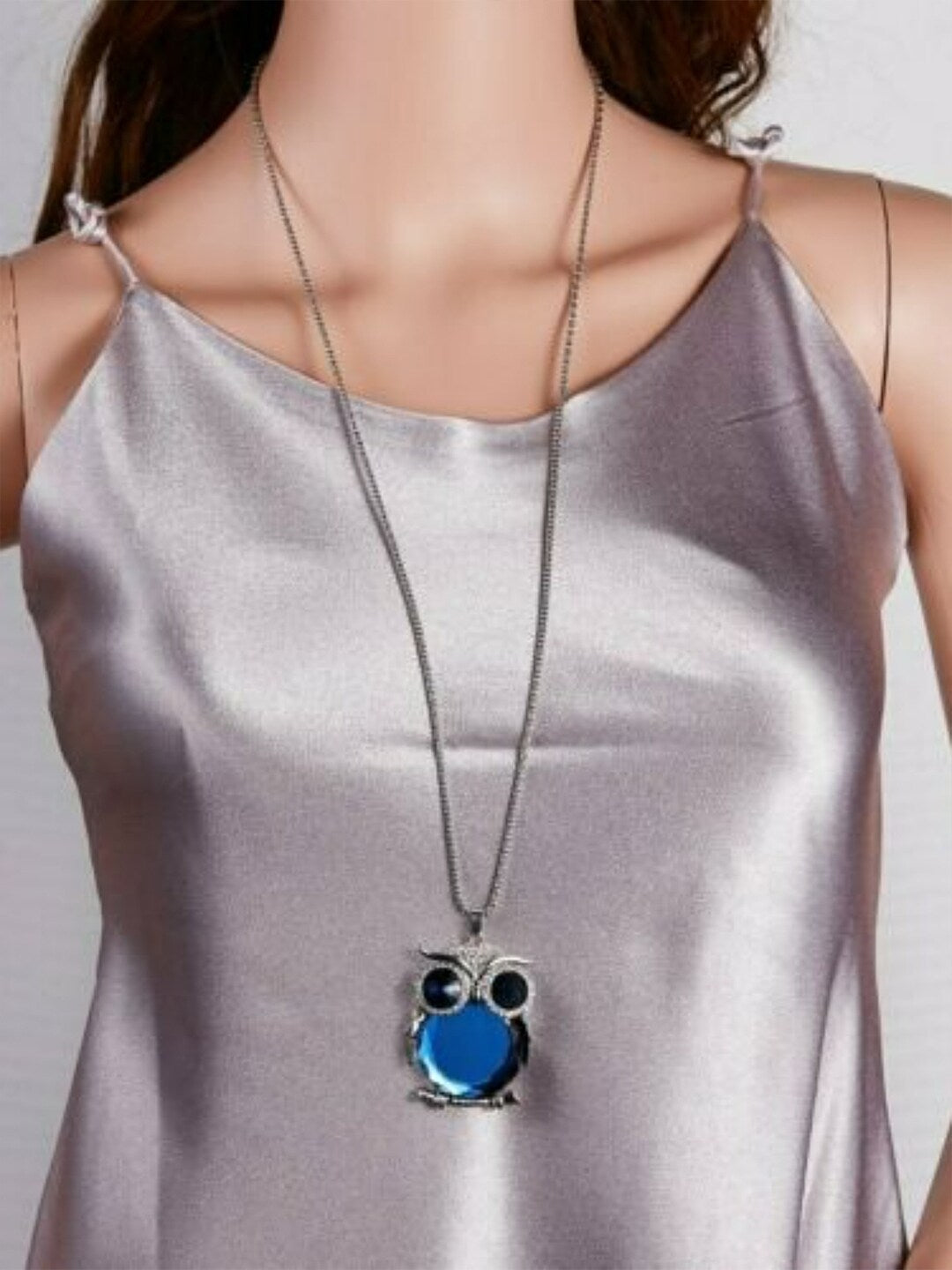 EL REGALO Blue & Silver-Toned Hand Painted Necklace - for Women and Girls
Style ID: 17035918