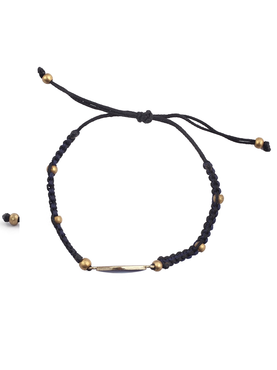EL REGALO Men Blue & Gold-Toned Charm Bracelet - for Men
Style ID: 17157494