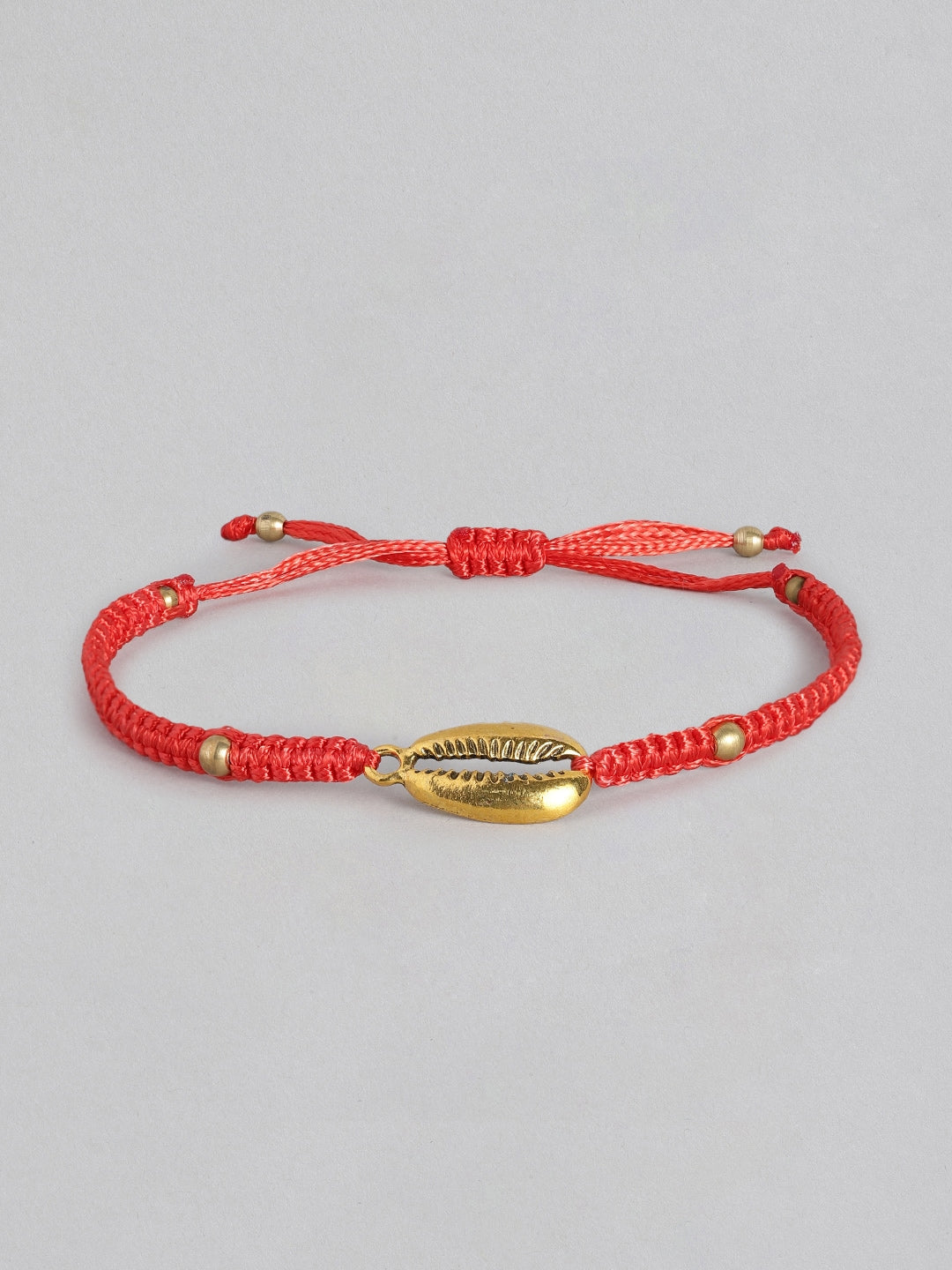 EL REGALO Unisex Gold-Toned & Red Charm Bracelet - for Adults-Unisex
Style ID: 16310038