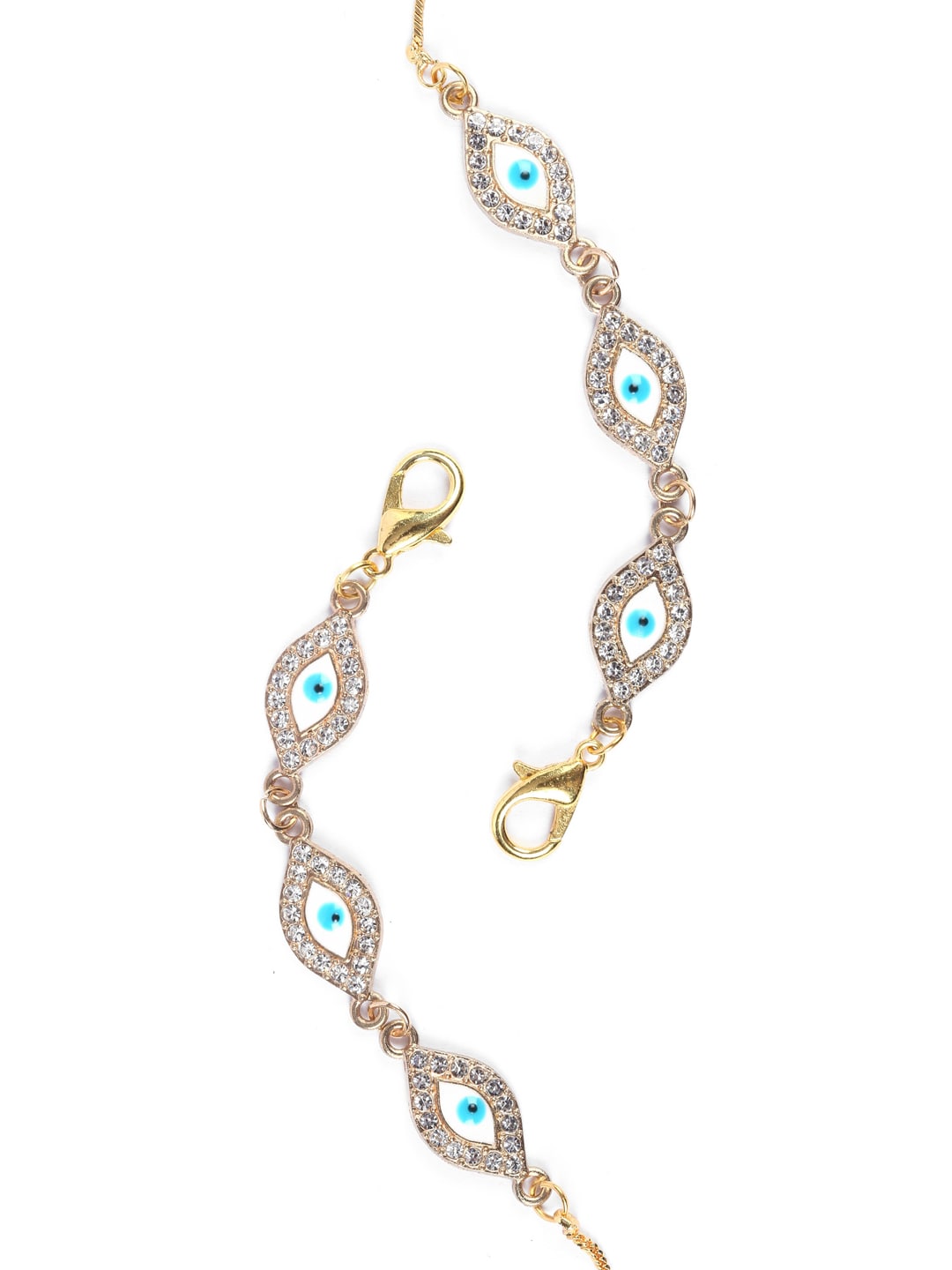 EL REGALO Women Gold-Toned & White Stone-Studded Mask Chains - for Women and Girls
Style ID: 17223070