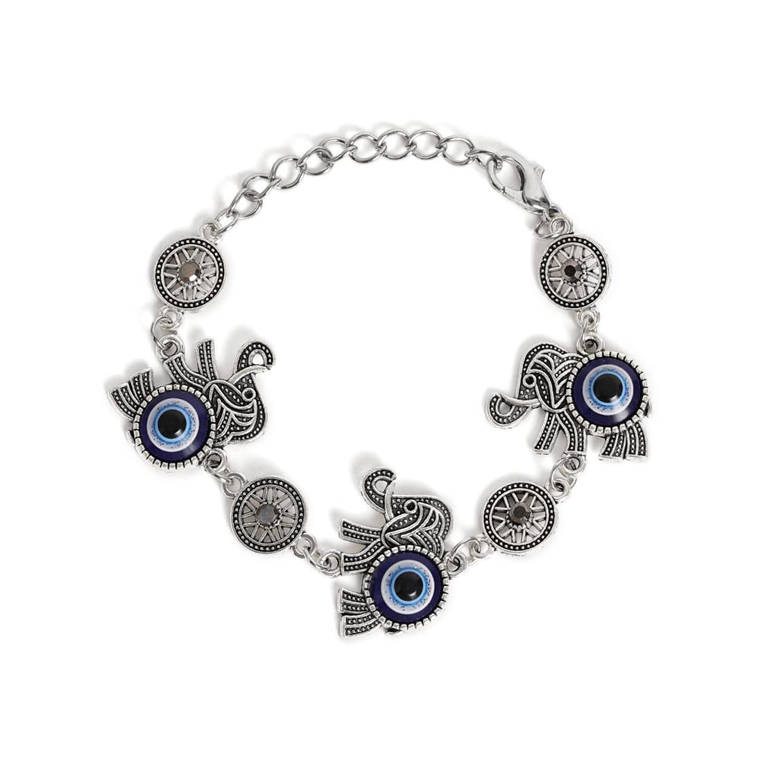 El Regalo 1PC Evil Eye Unisex Bracelet for Girls/ Boys/Men/ Women- Evil Eye Chain Bracelets