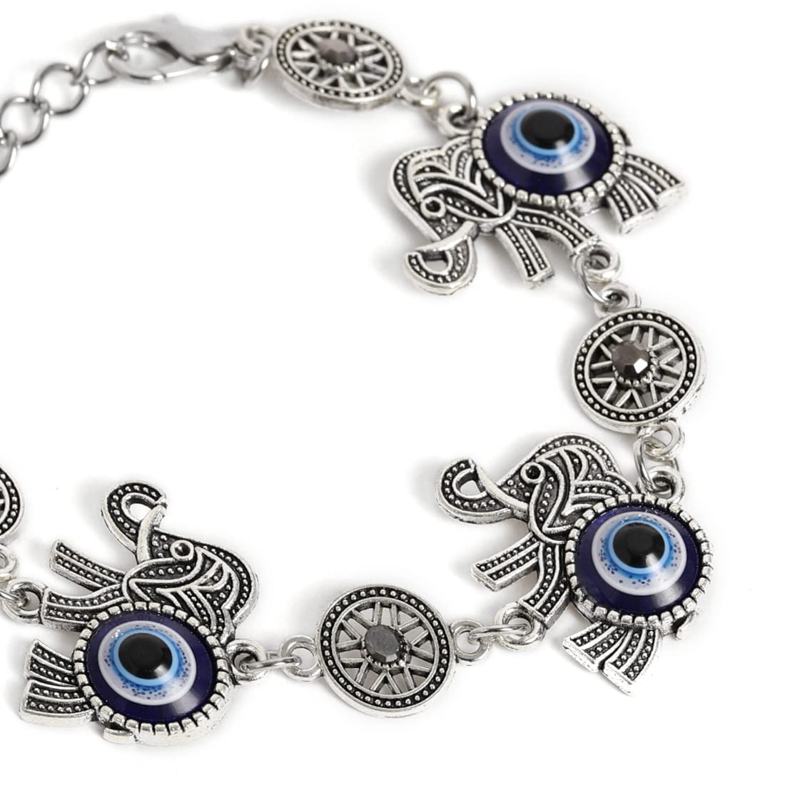 El Regalo 1PC Evil Eye Unisex Bracelet for Girls/ Boys/Men/ Women- Evil Eye Chain Bracelets