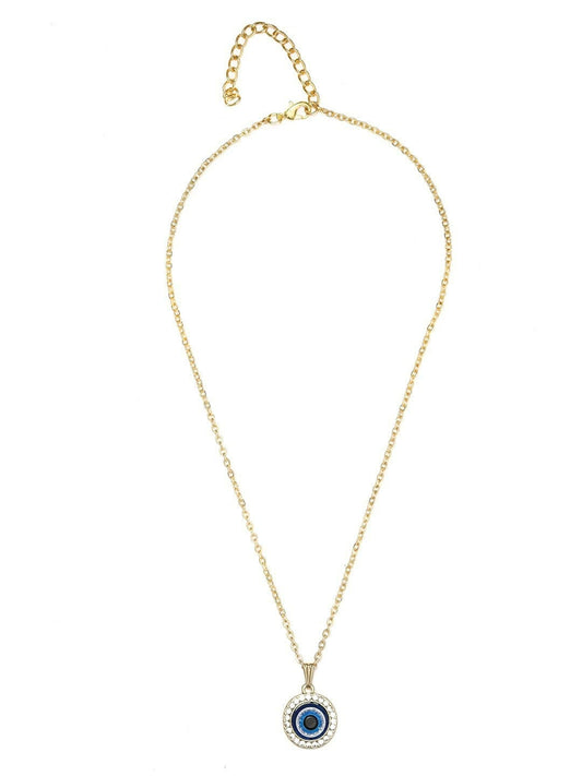 EL REGALO Gold-Toned & Blue Tribal Necklace - for Women and Girls
Style ID: 16991484