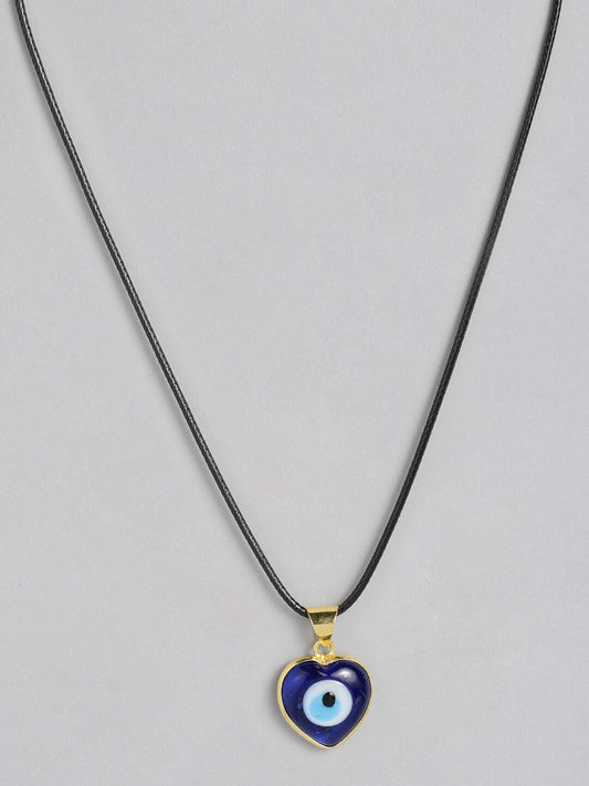 EL REGALO Blue & Black Evil Eye Heart Chain - for Women and Girls
Style ID: 16288050