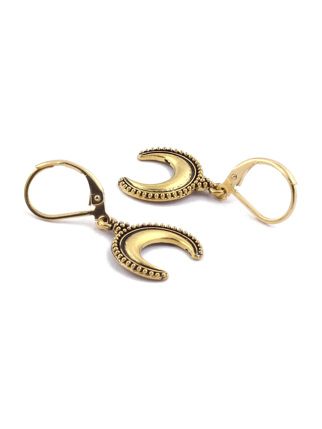 EL REGALO Gold-Toned Crescent Shaped Drop Earrings - for Women and Girls
Style ID: 17227288