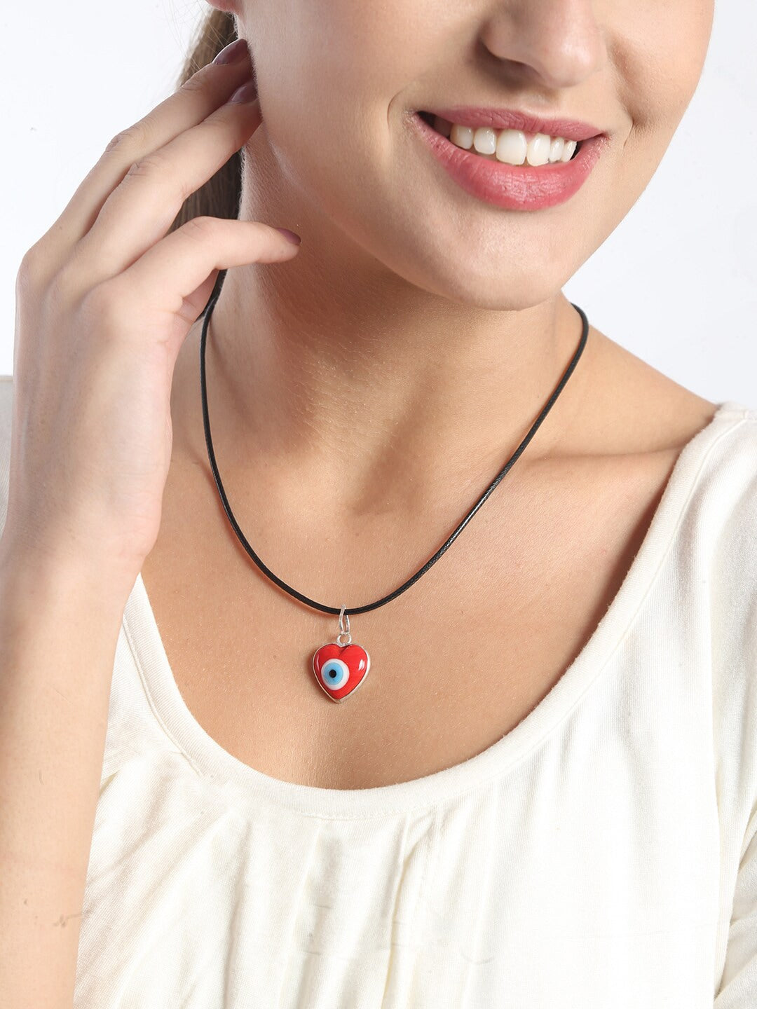 EL REGALO Red & Blue Brass Necklace - for Women and Girls
Style ID: 17206374