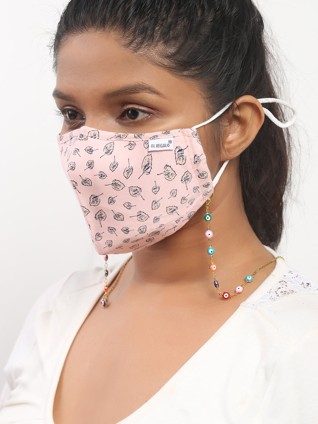 EL REGALO Mask and Lanyard Combo for Women and Girls