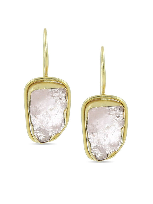 EL REGALO Gold-Plated White Quartz Drop Earrings - for Women and Girls
Style ID: 17119254