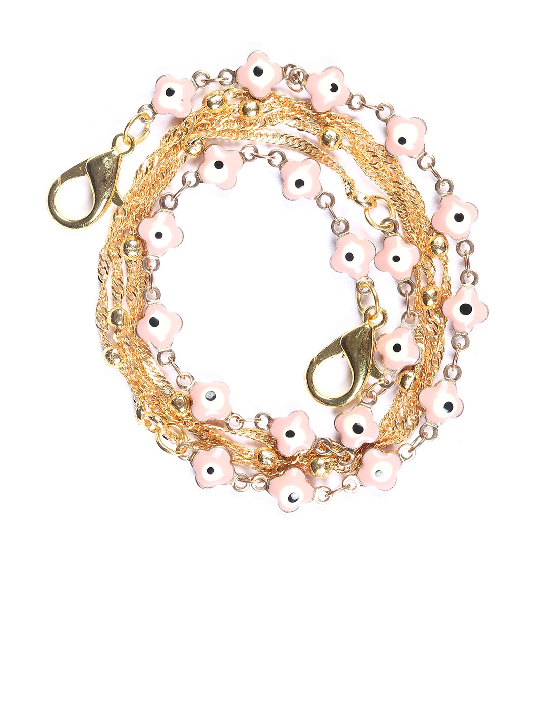 EL REGALO Pink & Gold Lightweight Outdoor Mask Chain - for Women and Girls
Style ID: 17223062