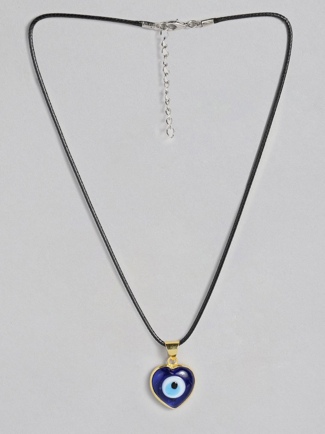 EL REGALO Blue & Black Evil Eye Heart Chain - for Women and Girls
Style ID: 16288050