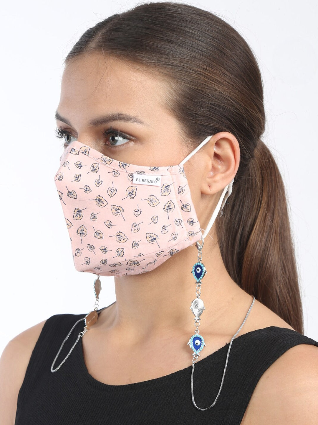 EL REGALO Women Blue Evil Eye Mask Chain - for Women and Girls
Style ID: 17223066