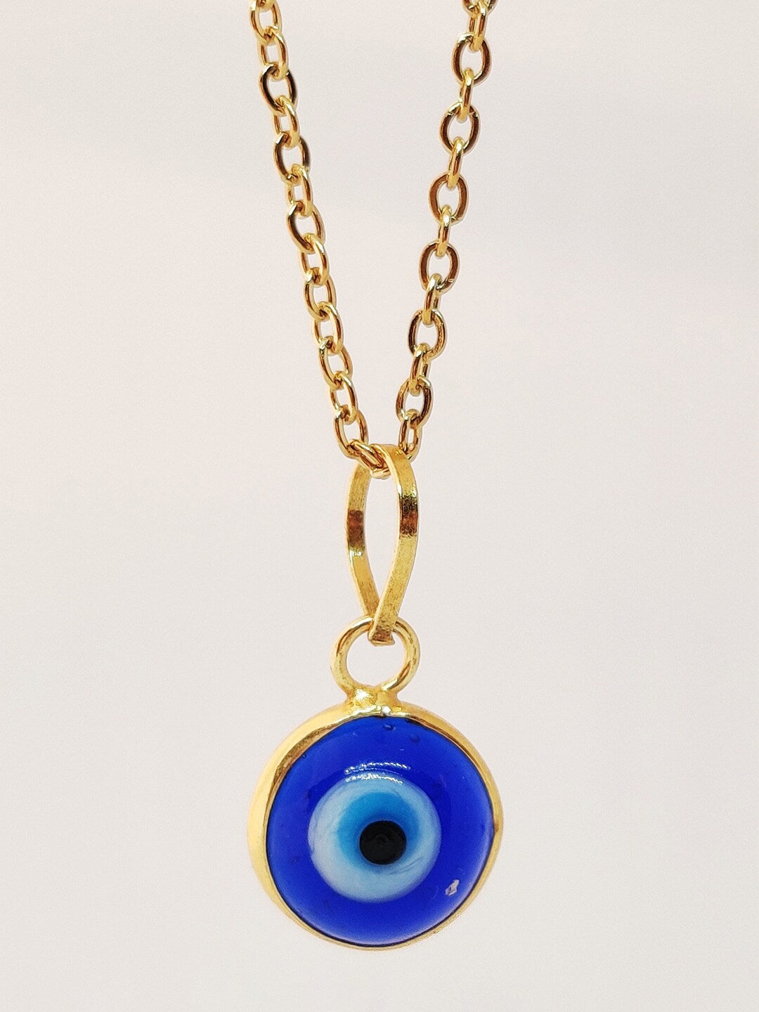 EL REGALO Blue & Gold-Plated Evil Eye Tribal Necklace - for Women and Girls
Style ID: 16926710