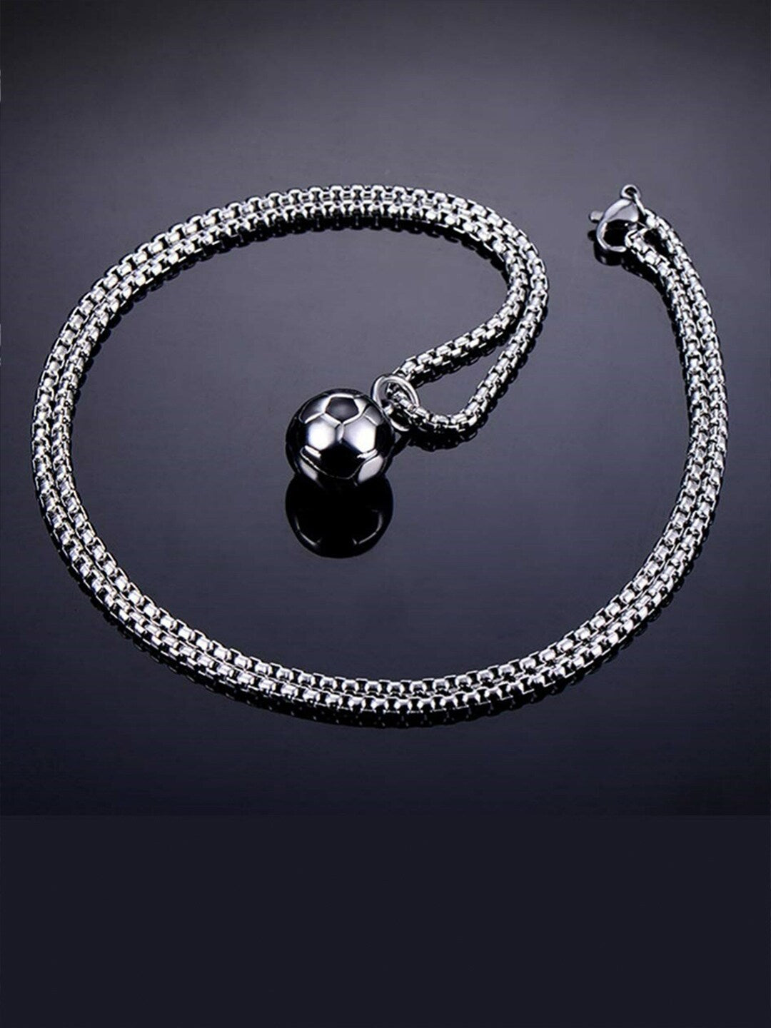 EL REGALO Men Silver-Toned & Black Necklace - for Men
Style ID: 17047664