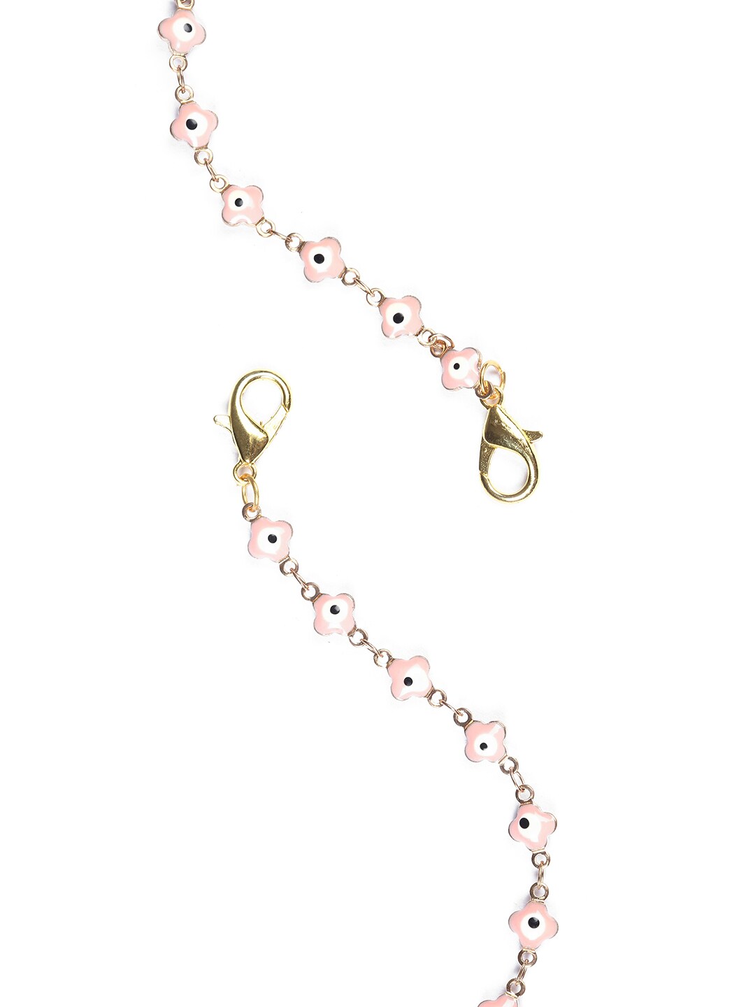 EL REGALO Pink & Gold Lightweight Outdoor Mask Chain - for Women and Girls
Style ID: 17223062