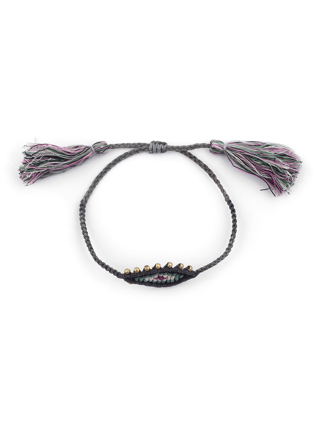 EL REGALO Women Grey & Black Wraparound Handcrafted Bracelet - for Women and Girls
Style ID: 17147906