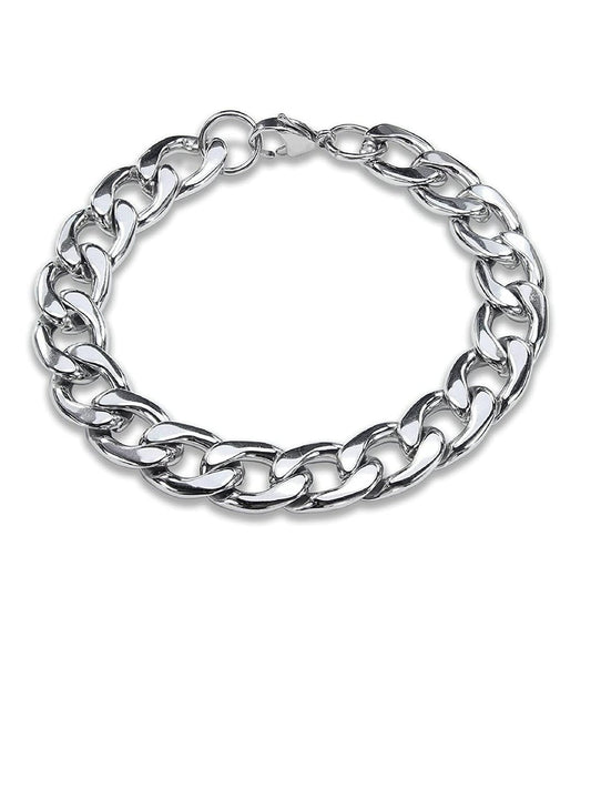 EL REGALO Unisex Silver-Toned Antique Link Bracelet - for Adults-Unisex
Style ID: 17024948