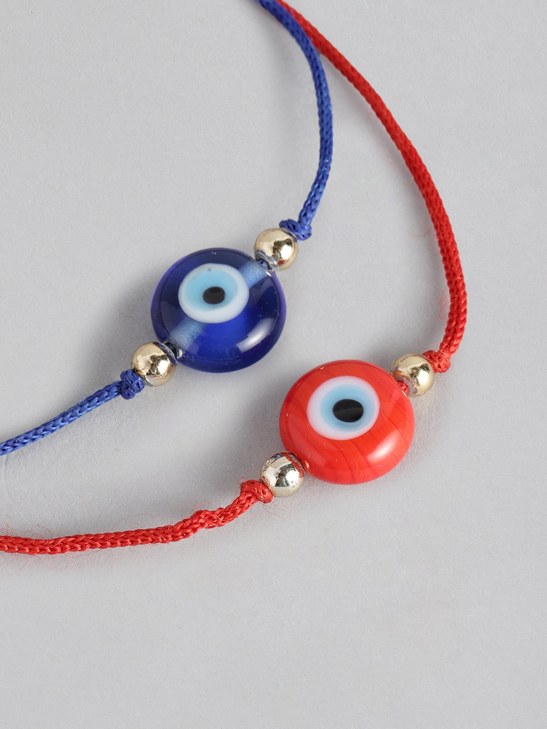 EL REGALO Unisex Pack of 2 Red & Blue Charm Bracelet - for Adults-Unisex
Style ID: 16310076