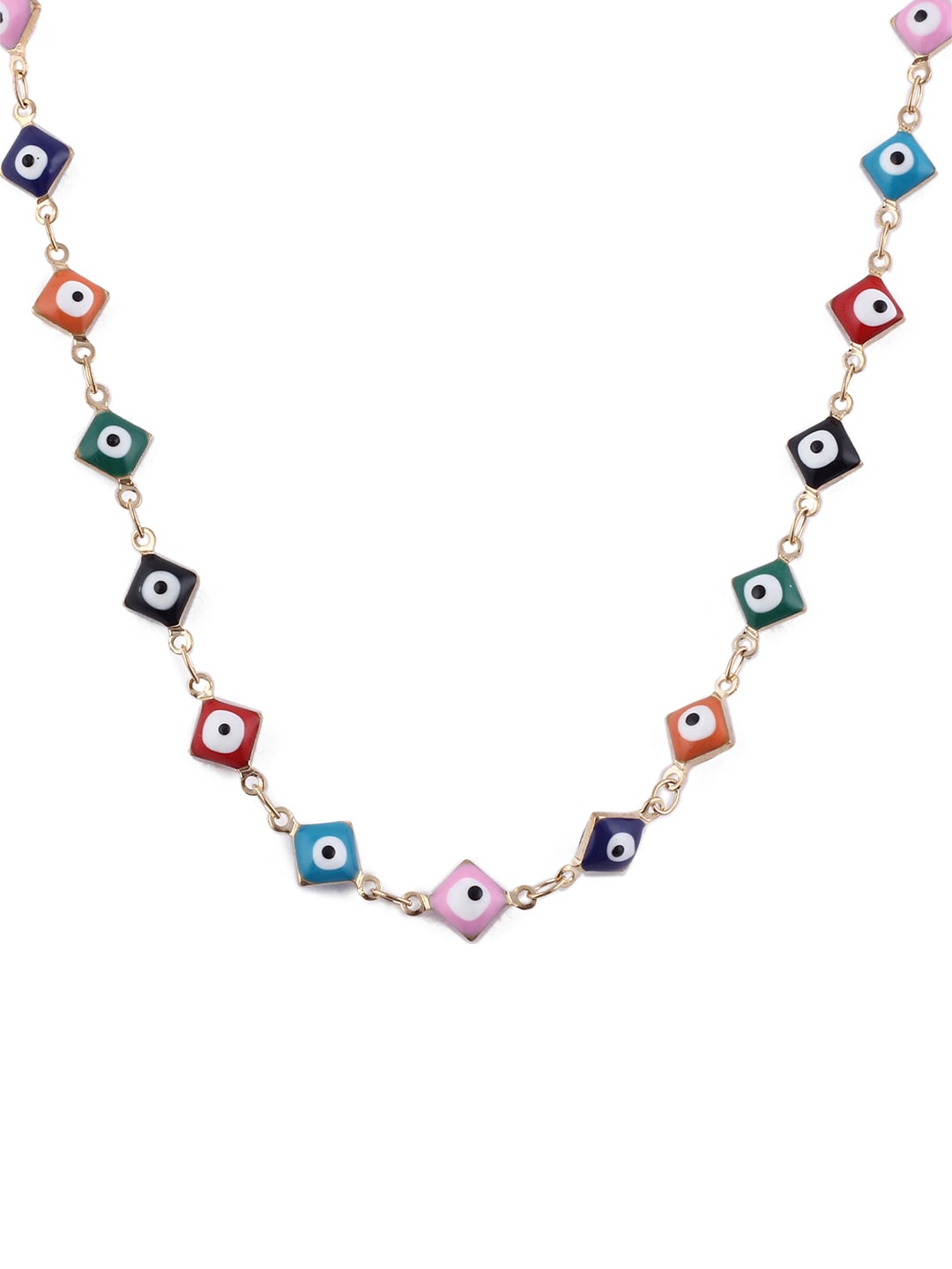 EL REGALO Gold-Toned & Blue Afghan Necklace - for Women and Girls
Style ID: 17206378