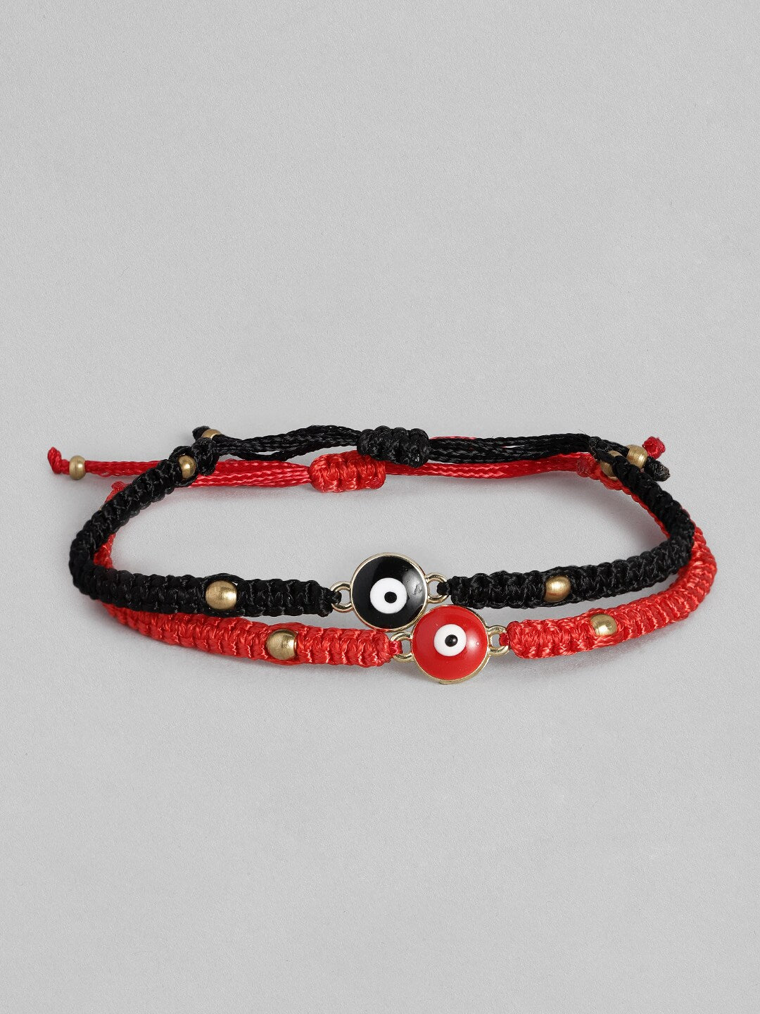 EL REGALO Unisex Pack f 2 Black & Red Charm Bracelet - for Adults-Unisex
Style ID: 16310030