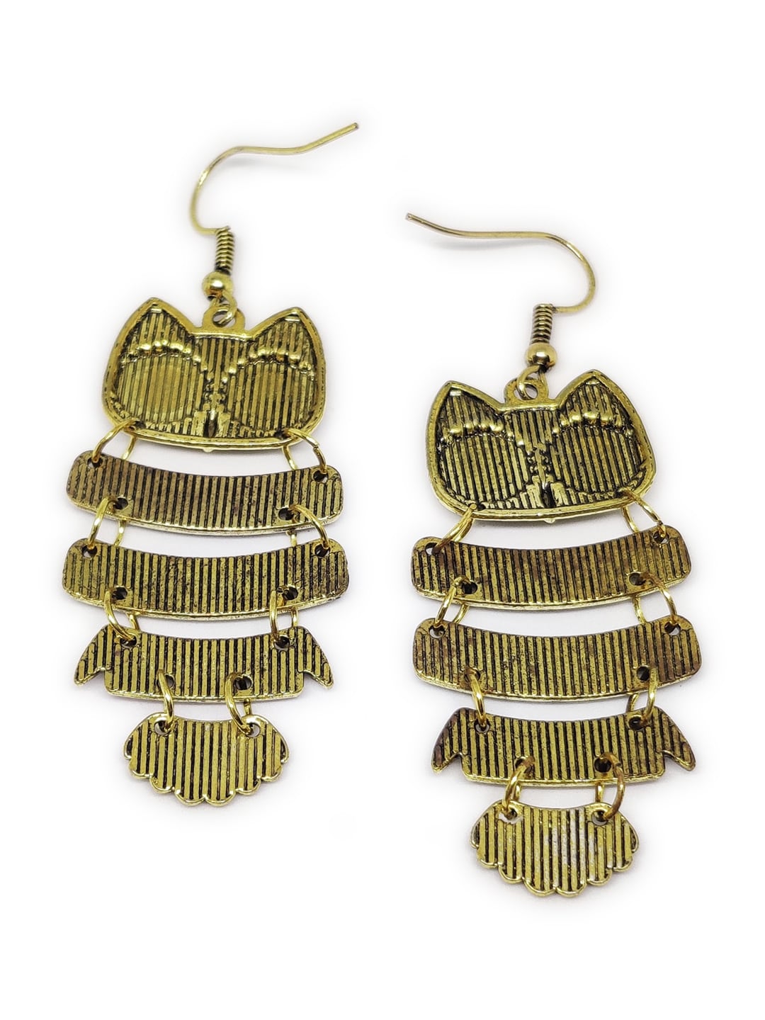 EL REGALO Gold-Toned & Black Quirky Drop Earrings - for Women and Girls
Style ID: 16770282