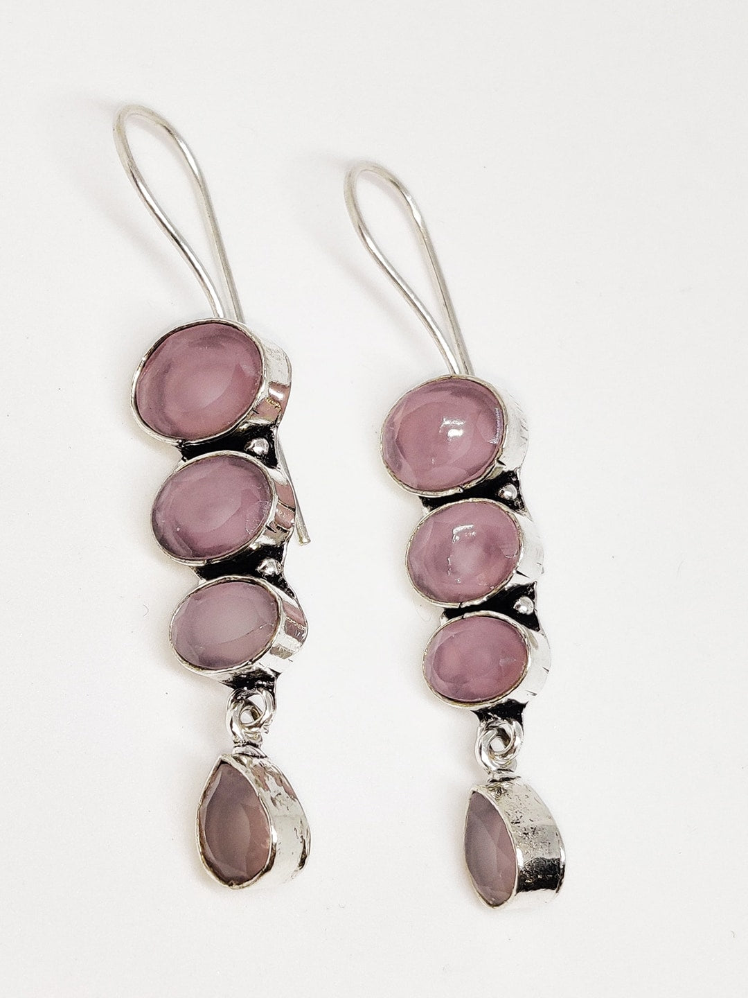 EL REGALO Pink & Silver-Toned Drop Earrings - for Women and Girls
Style ID: 16770292