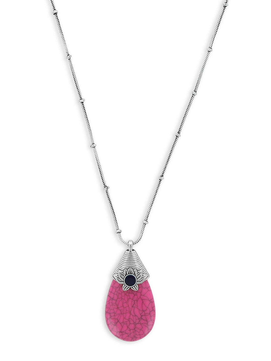 EL REGALO Pink & Silver-Toned Necklace - for Women and Girls
Style ID: 17119282